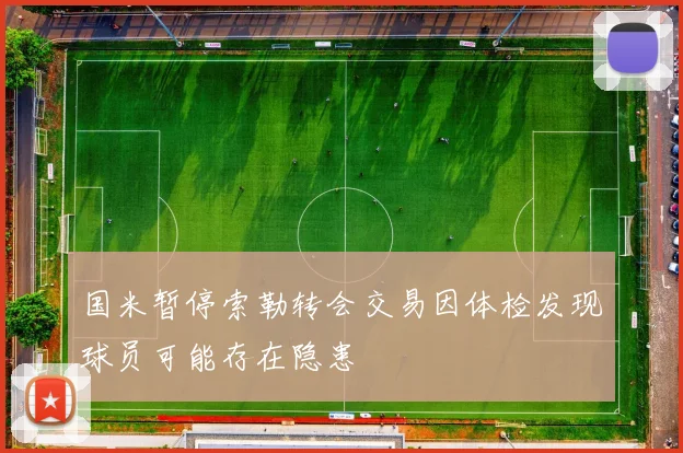 国米暂停索勒转会交易因体检发现球员可能存在隐患